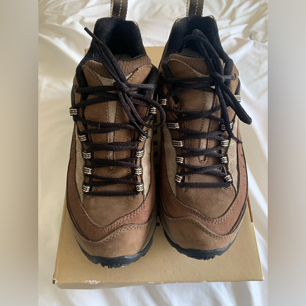 Merrell Performance Footwear pulse waterproof chocolate hiking shoe.